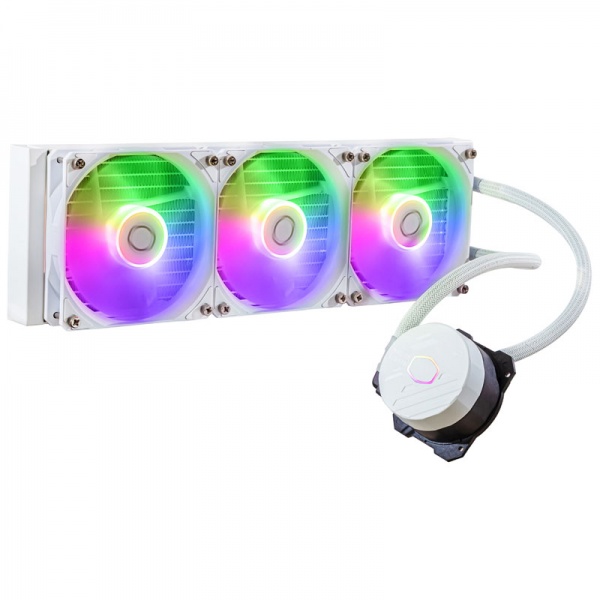 Cool master MasterLiquid 360L Core ARGB complete water cooling - white