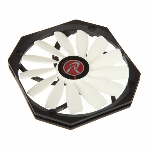 RAIJINTEK Aelous Alpha fan, black / white - 140mm