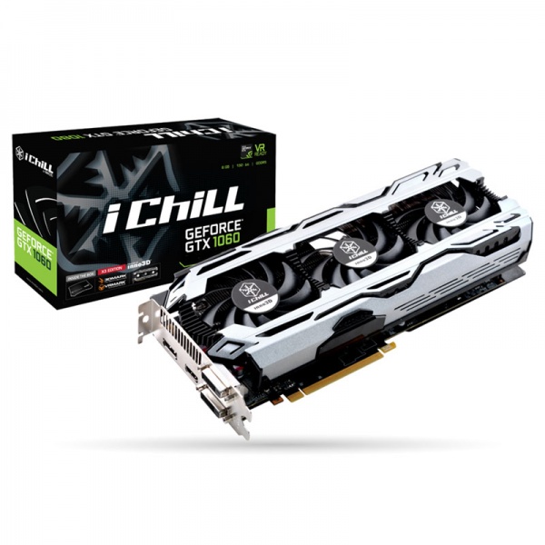 INNO3D GeForce GTX 1060 iChill X3 V2, 6144 MB GDDR5