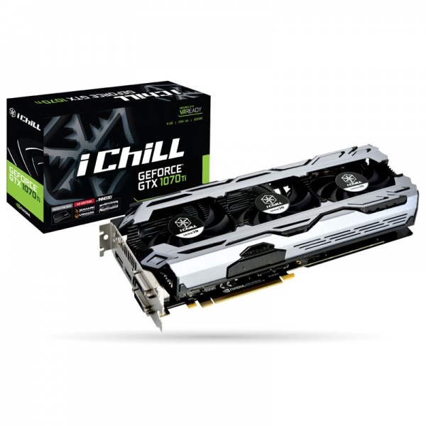 INNO3D GeForce GTX 1070 Ti iChill X3 V2, 8192 MB GDDR5
