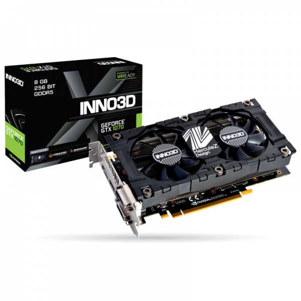 INNO3D GeForce GTX 1070 Twin X2 V2, 8192 MB GDDR5