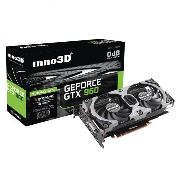 Inno3D GeForce GTX 960 OC, Hrculez X2, 4096 MB GDDR5 [GCI3-077] from ...