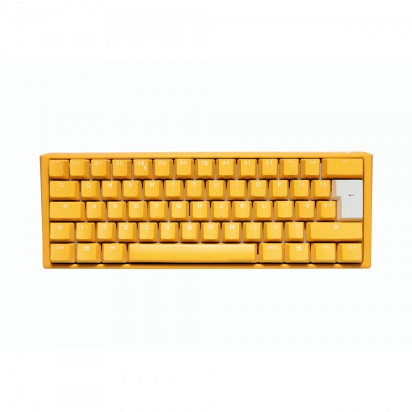 Ducky One 3 Yellow Mini UK Layout Keyboard Cherry Brown Switch
