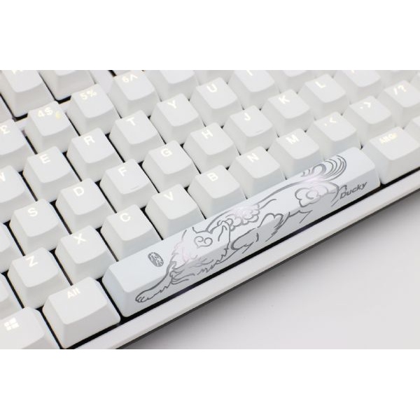 Ducky One2 White Backlit Red Cherry MX Switch