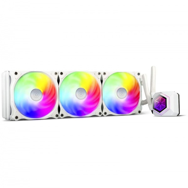 Silverstone PF360W-ARGB complete water cooling, 360mm - white