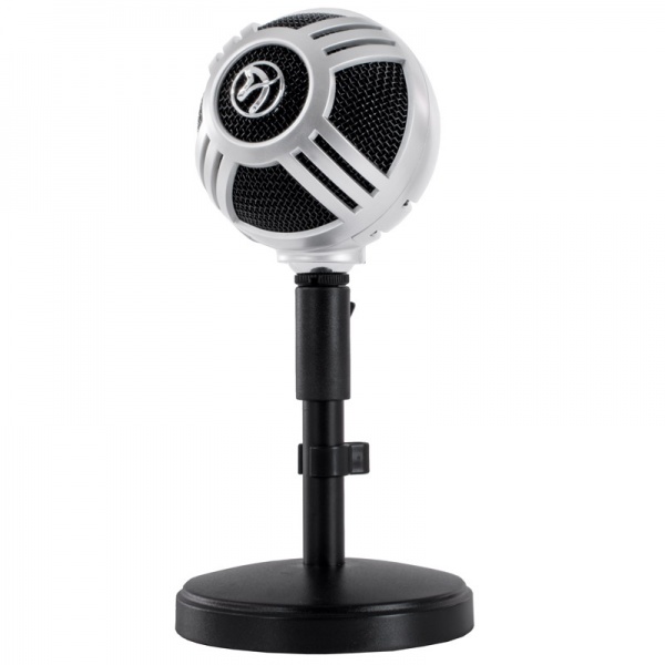 Arozzi Sfera Pro table microphone, USB - silver