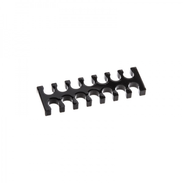 E22 14-slot cable comb 4mm in size - black