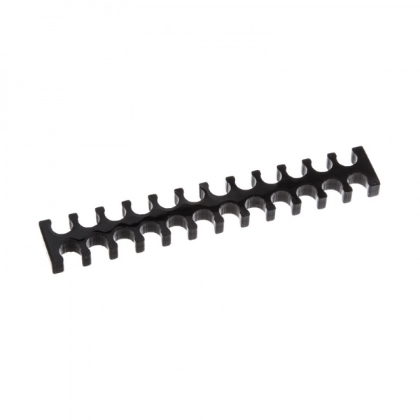 E22 24-slot cable comb 3mm small - black