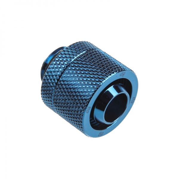BitsPower Compression fitting 1/4 to 10mm ID - royal blue