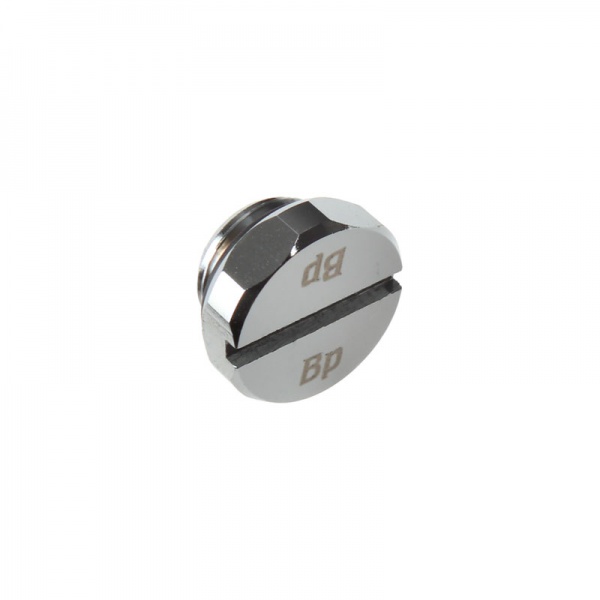 BitsPower sealing plugs G1/4 - hexagonal, silver