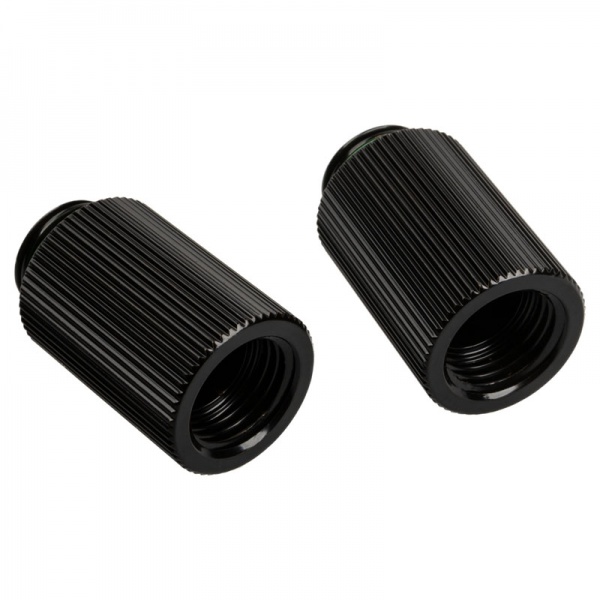 BitsPower Touchaqua adapter straight G1 / 4 inch male to G1 / 4 inch female - 2-pack, 25mm, black