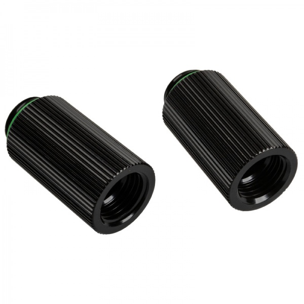 BitsPower Touchaqua adapter straight G1 / 4 inch male to G1 / 4 inch female - 2-pack, 30mm, black