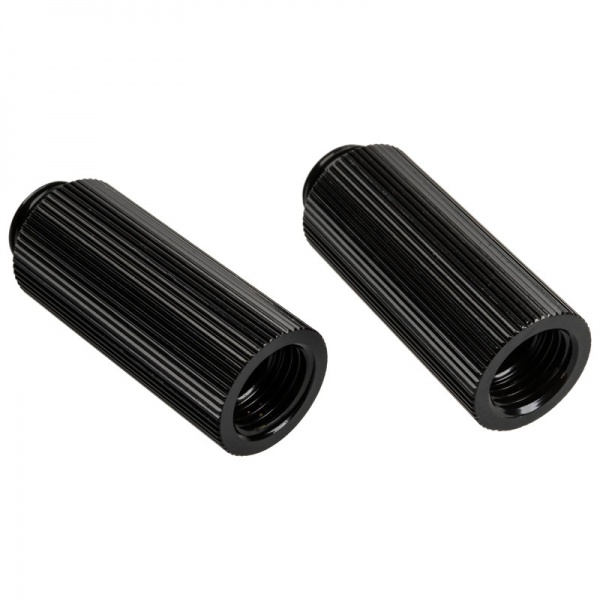 BitsPower Touchaqua adapter straight G1 / 4 inch male to G1 / 4 inch female - 2-pack, 40mm, black