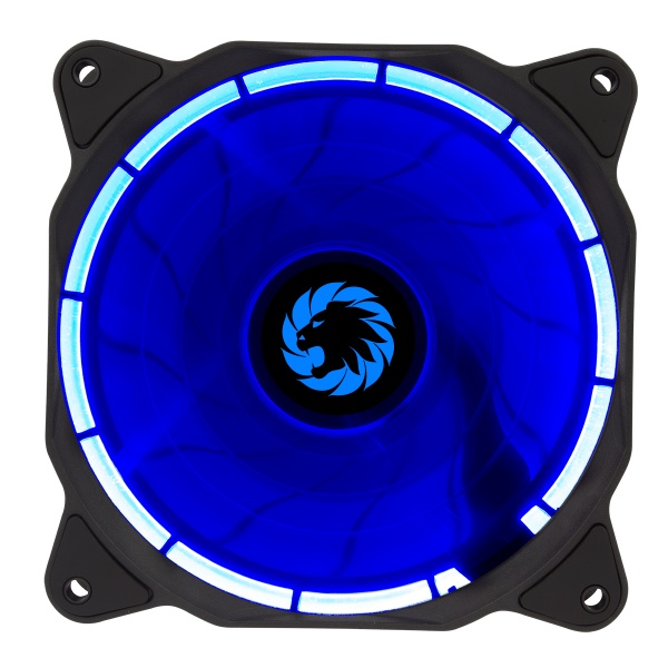 Game Max Eclipse Blue Ring LED 12cm Cooling Fan With Hydraulic Bearings
