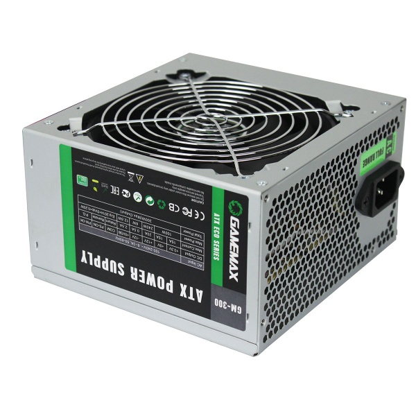Game Max GM300 Eco 300w 80 Plus Bronze Wired Power Supply