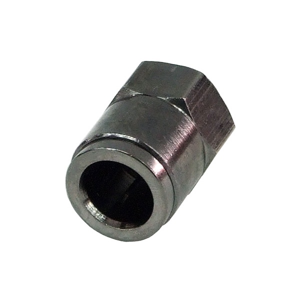 10mm G1/8 plug fitting - black nickel