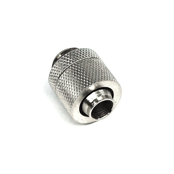 13/10mm (10x1,5mm) compression fitting outer thread 1/4 - gerndelt - silver nickelt