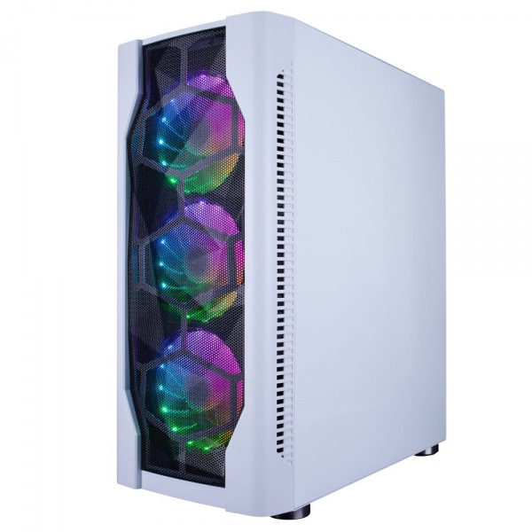 1st Player D4 Mid Tower White Gaming Case 4 x Fans