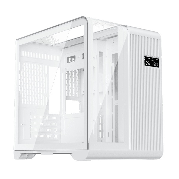 1st Player RT5 Micro ATX Tempered Glass Pannel Case - White
