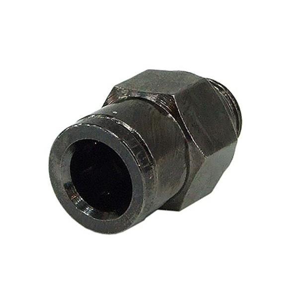 8mm G1/8 Plug fitting - black nickel plated