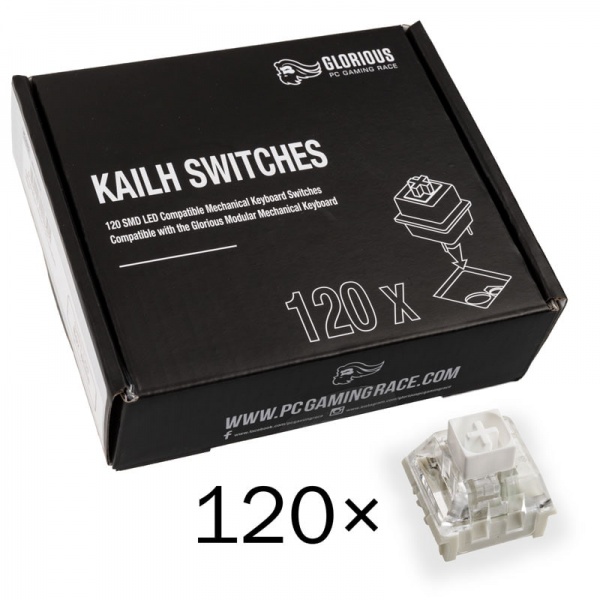 Glorious Kailh Box White Switches (120 pieces)