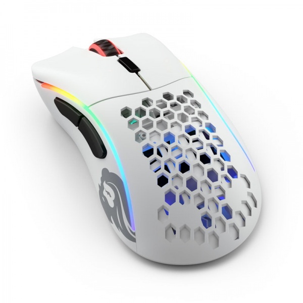 Glorious Model D wireless gaming mouse - white, matt