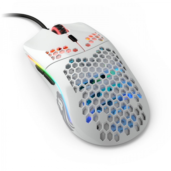 Glorious PC Gaming Race Model O-(minus) gaming mouse - white, glossy