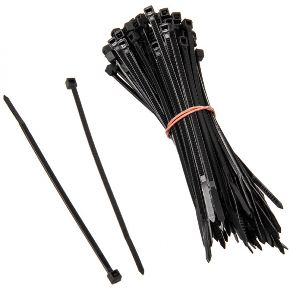 Kolink cable tie set, 2.5mm x 100mm - 100 pieces, black