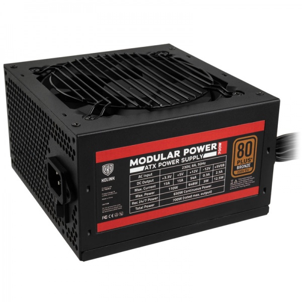 Kolink Modular Power 80 PLUS bronze power supply - 700 watts