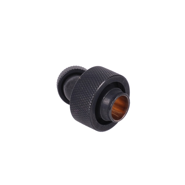 19/13mm compression fitting 45- revolvable G1/4 - knurled - matte black