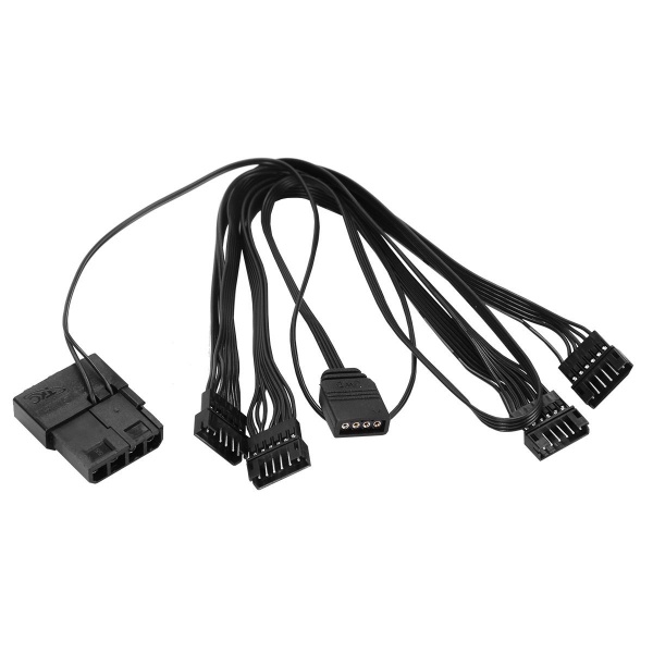 WCUK RGB Fan Adaptor With 4 x 6pin 1 x Molex 1 x Aura