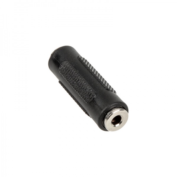 InLine Audio Adapter coupling, 3.5 mm jack (stereo) - black