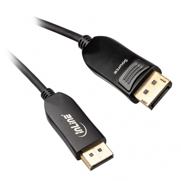InLine DisplayPort 8K4K AOC cable, black - 10m