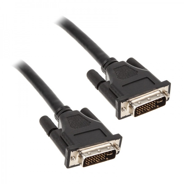 InLine DVI-I connector cable digital / analog St / St, Dual Link - 0.3m