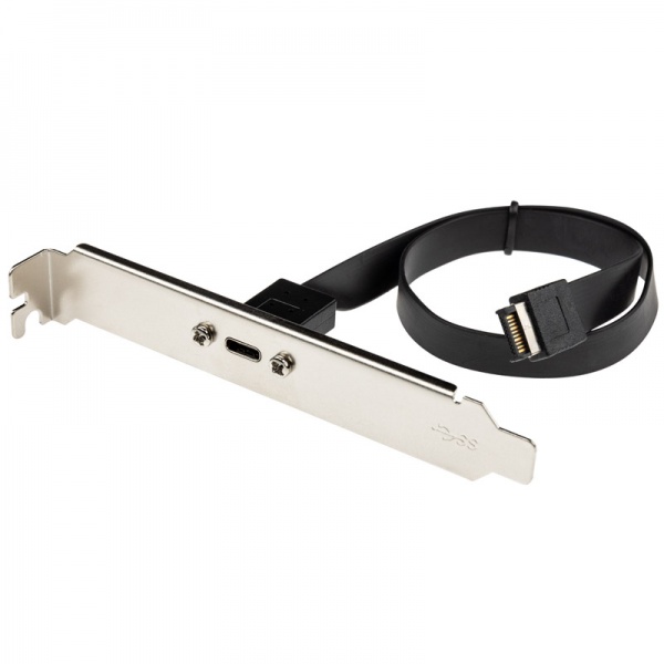 InLine Slot bracket USB Type-C to USB 3.1 front panel Key-A internal, 0.3 m