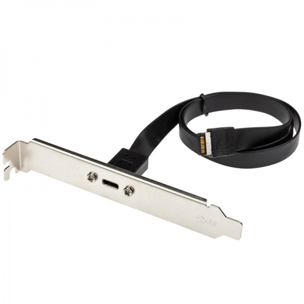 InLine Slot bracket USB Type-C to USB 3.1 front panel Key-A internal, 0.5 m