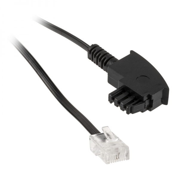 InLine TAE-F Kabel fr DSL-Router, TAE-F Stecker an RJ45 8P2C - 20m