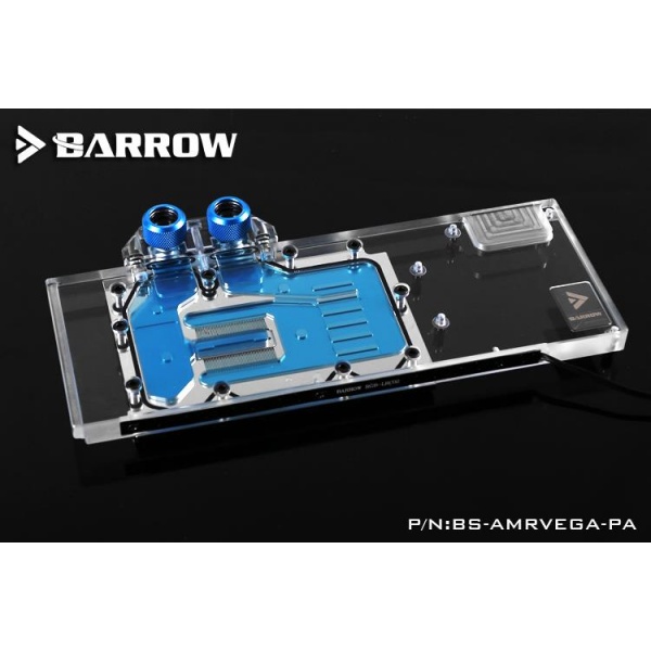 Barrow AMD Radeon RX VEGA 56 / 64, Frontier Edition LRC 2.0 RGB Graphics Card Waterblock