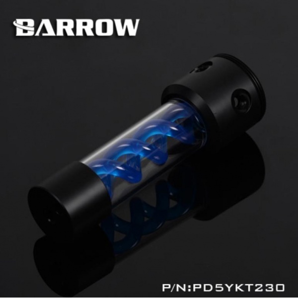 Barrow D5 T-Virus Acrylic Helix Reservoir Blue - 230mm B GRADE