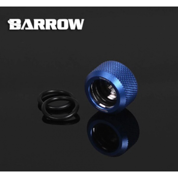 Barrow G1/4 - 14mm OD Twin Seal Hard Tube Compression Fitting - Blue
