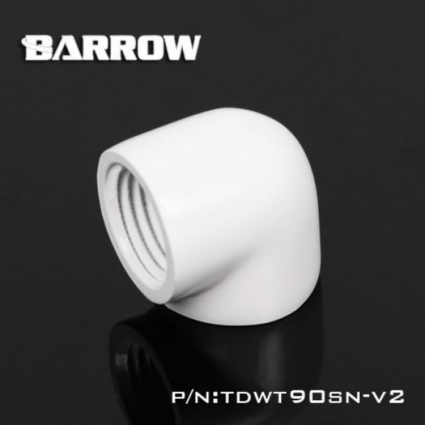 Barrow G1/4 Female to 90 Degree Female Angle - White
