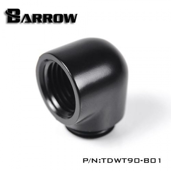 Barrow G1/4 Male to 90 Degree Female Angle - Black