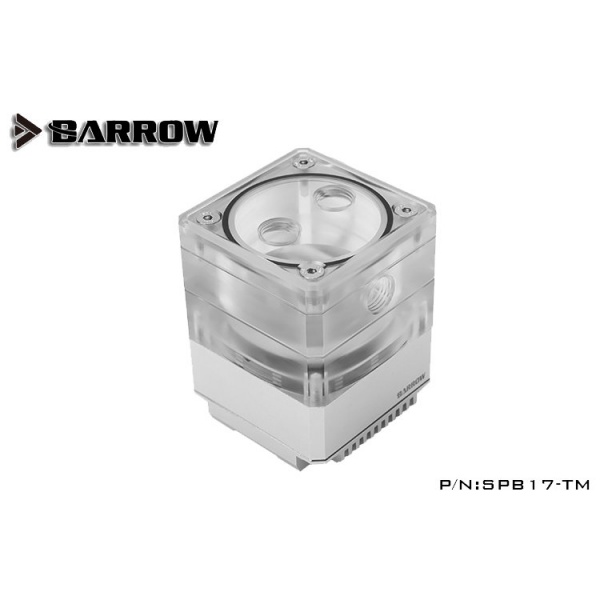 Barrow SPB17-TM 960LPH 17W PWM Mini Pump Reservoir with LRC 2.0 RGB - Silver B Grade