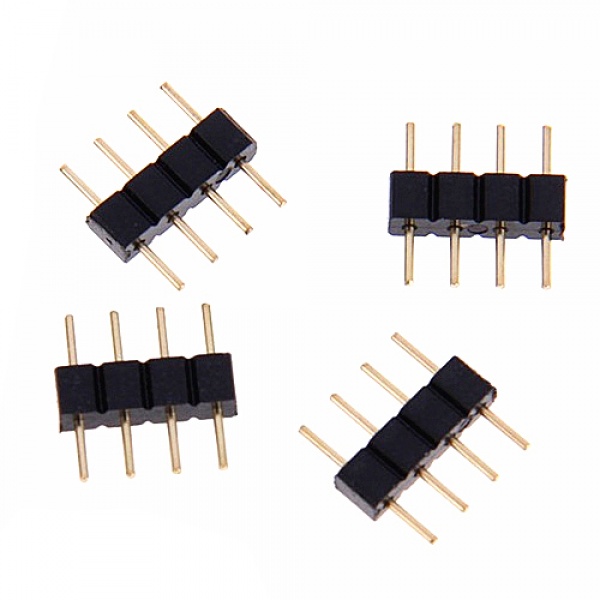Bykski 4 Pin Detachable RGB Connector (5 or 12v) - 4 Pack