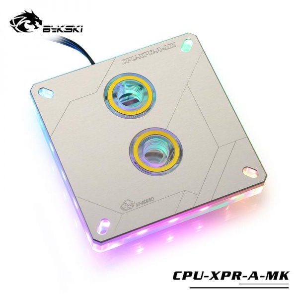 Bykski CPU-XPR-A-MK 5v RBW Addressable CPU Block - 115x/2011(3) - Silver