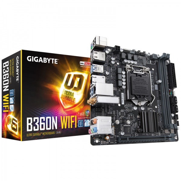Gigabyte B360N WIFI, Intel B360 Motherboard - Socket 1151