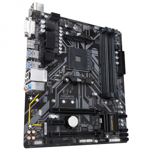 Gigabyte B450M DS3H, AMD B450 motherboard - Socket AM4