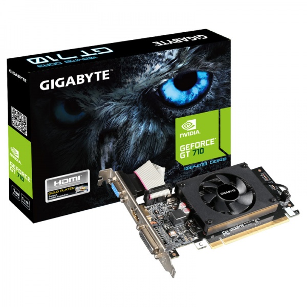 Gigabyte GeForce GT 710m, 1024 B DDR3, Low Profile