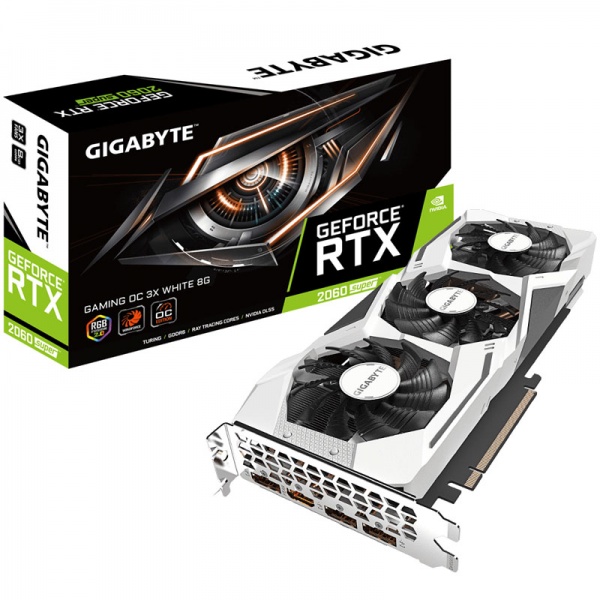 Gigabyte GeForce RTX 2060 Super Gaming OC 3X White 8G (Rev. 2.0), 8192 MB GDDR6