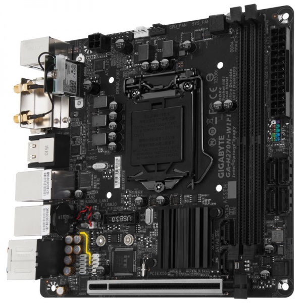 Gigabyte H270N-WIFI, Intel H270 motherboard socket 1151
